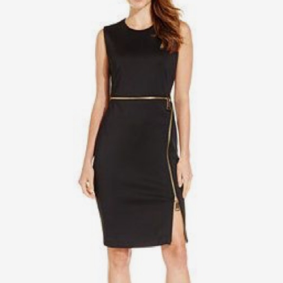 Calvin Klein Dresses & Skirts - 🆕CALVIN KLEIN ZIPPER SCUBA SHEATH DRESS